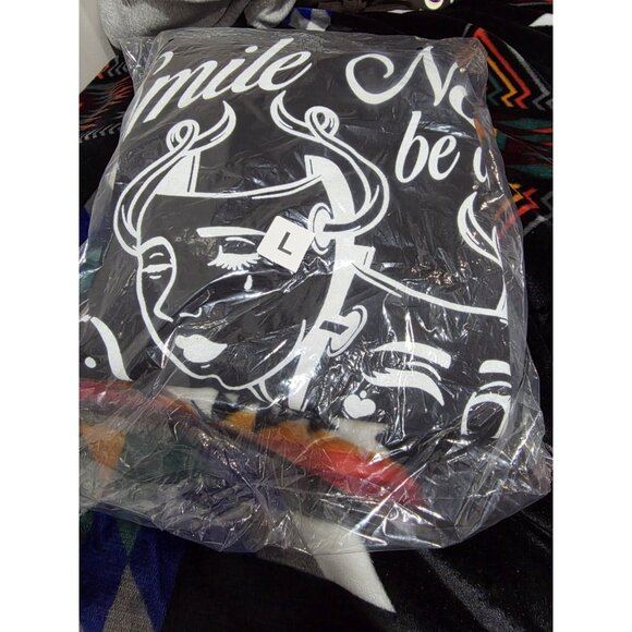 Smile Now Be A Sad Girl Later - Black Hoodie - Size Large (L) - Picture 3 of 3